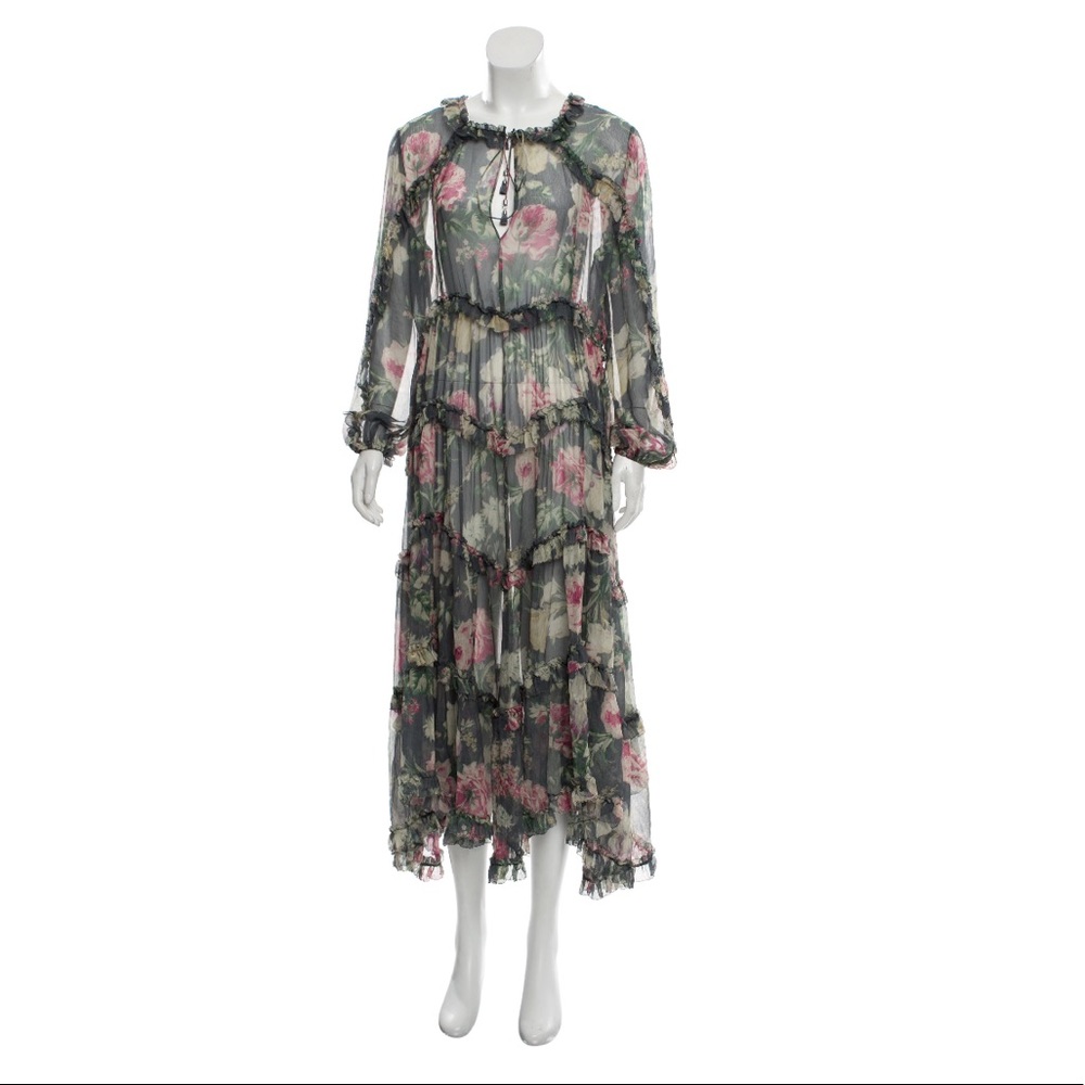 Zimmerman Silk Dress Green